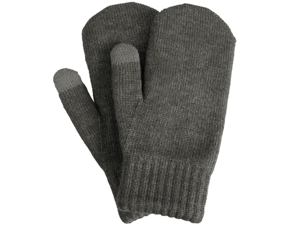 Варежки «Dunant», темно-серый меланж