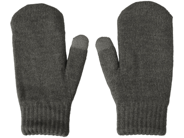 Варежки «Dunant», темно-серый меланж