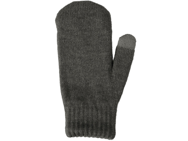 Варежки «Dunant», темно-серый меланж