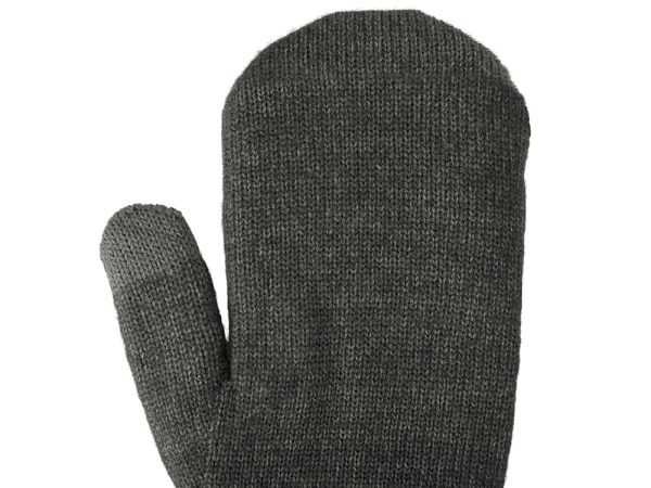 Варежки «Dunant», темно-серый меланж
