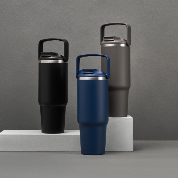 Термокружка вакуумная Montana, серая