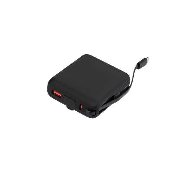 Внешний аккумулятор с подсветкой Ritter PD 10000mAh с функцией беспроводной зарядки 15W, черный