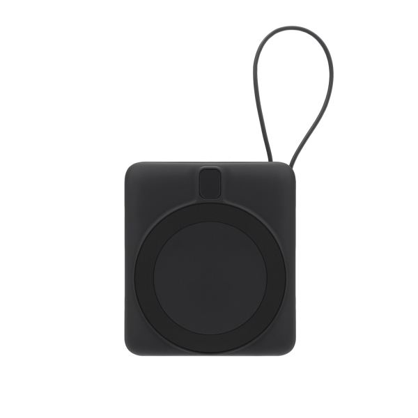 Внешний аккумулятор с подсветкой Ritter PD 10000mAh с функцией беспроводной зарядки 15W, черный