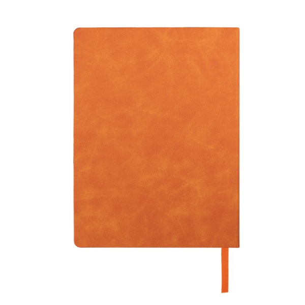 Ежедневник недатированный Solas, формат А5, с магнитом, красный, кремовый блок  в линейку