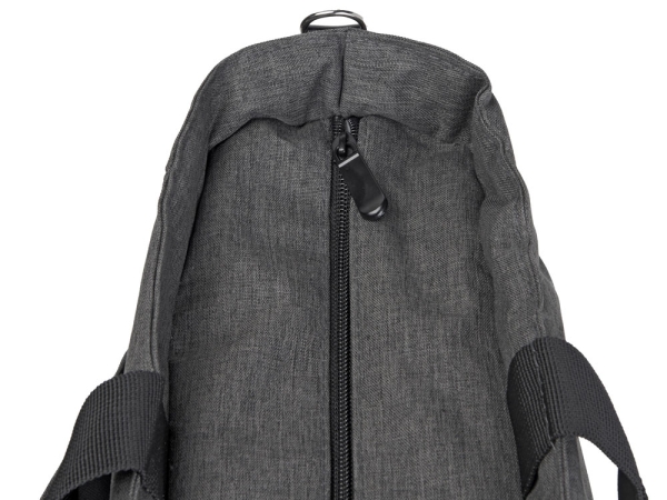 Сумка-холодильник Fabrizio со штопором, серый/черный