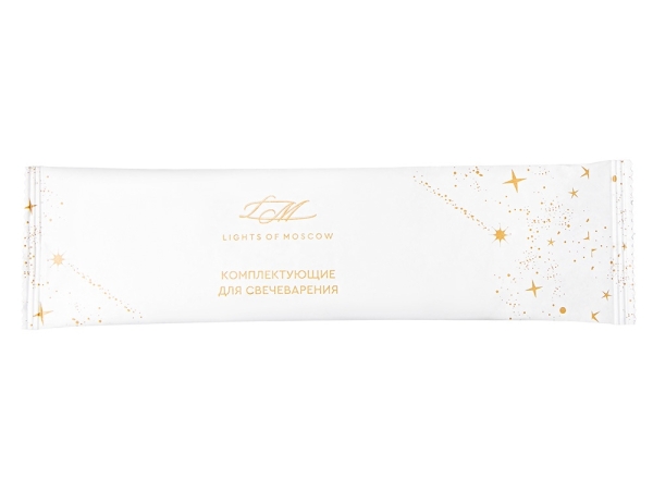 Набор для создания 2-х ароматических свечей: амбра и табак/маракуйя, сандал и пачули