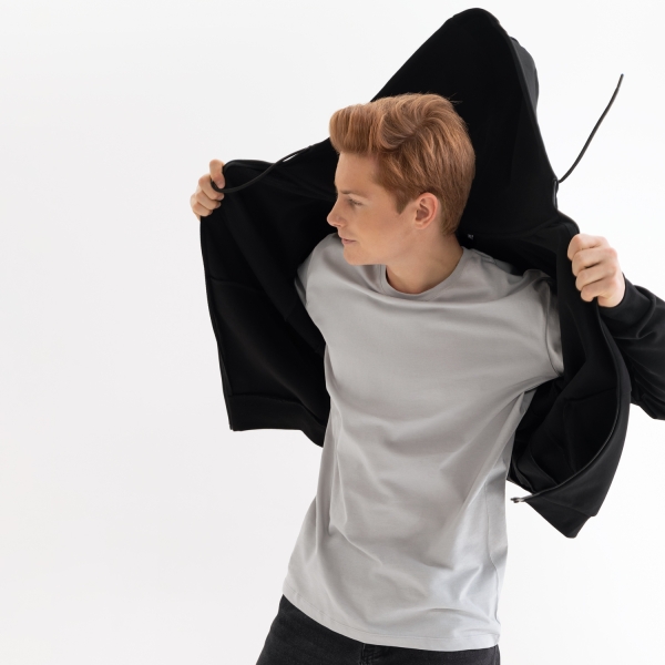 Футболка унисекс KRIS, 150 гр., светло-серая, размер XL