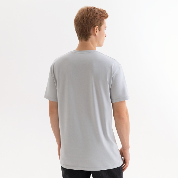 Футболка унисекс KRIS, 150 гр., светло-серая, размер XL