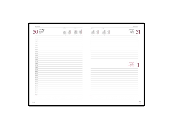 Ежедневник А5 датированный «Sidney Nebraska» 2026, серый (золотой обрез)