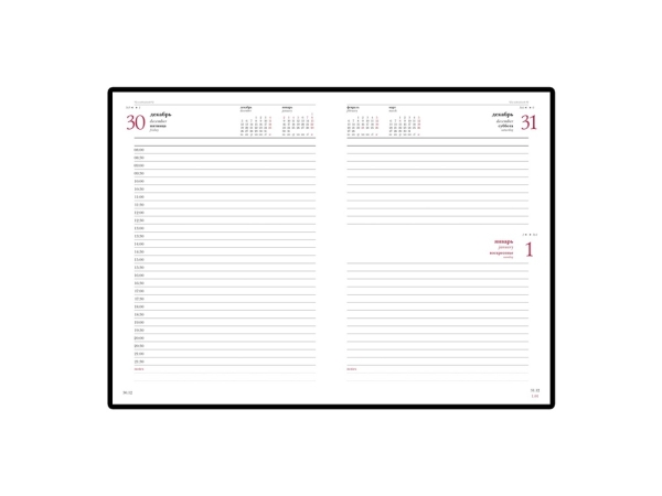 Ежедневник А5 датированный «Sidney Nebraska» 2026, серый (золотой обрез)