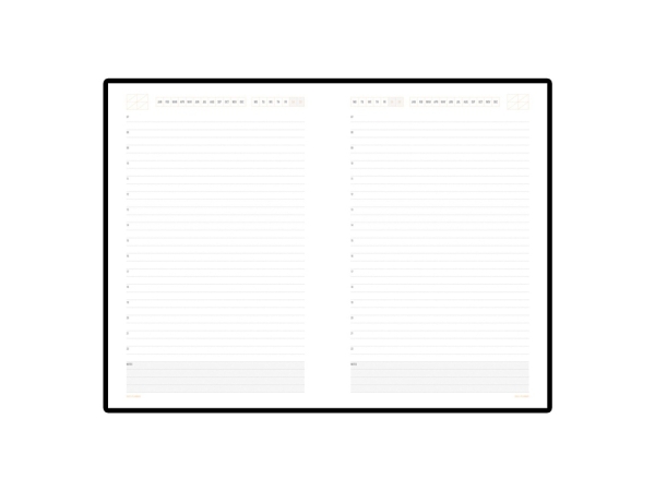 Ежедневник А5 недатированный «Mercury», коричневый