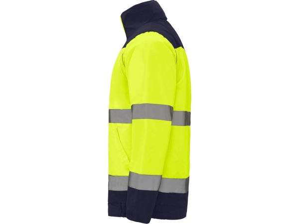Парка "Epsylon", нэйви/неоновый желтый