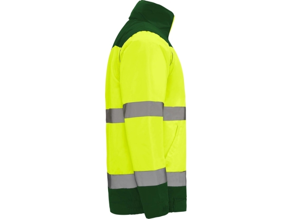 Парка "Epsylon", нэйви/неоновый желтый