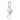 Брелок для ключей DOKI с карабином и выдвижным кольцом, белый