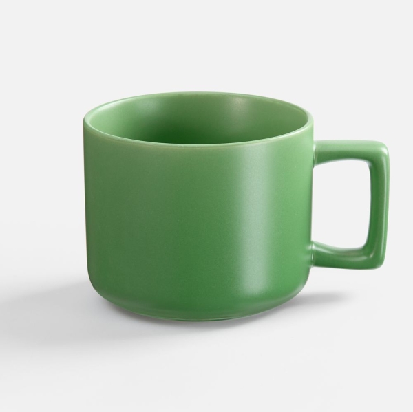Чашка Jumbo в коробке матовая, зеленая