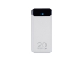 RIVACASE VA2580 (20 000mAh), QC/PD 20W внешний аккумулятор с дисплеем, белый /24