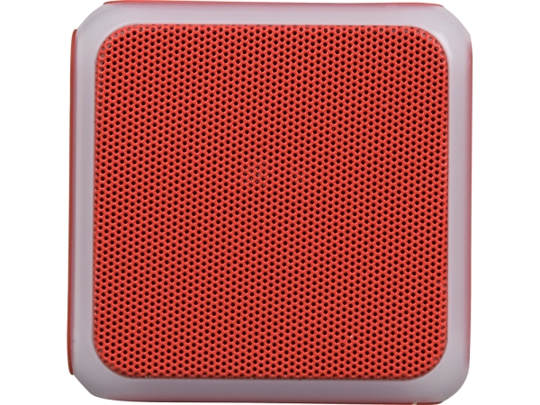 Портативная колонка «Cube» с подсветкой, красный