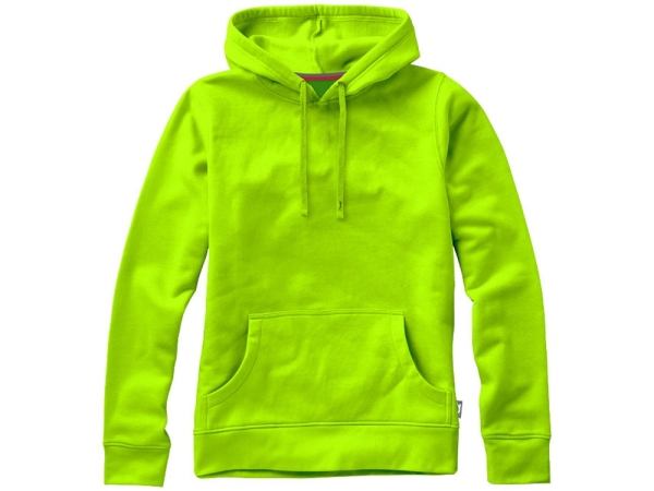 Толстовка Alley женская с капюшоном, зеленое яблоко