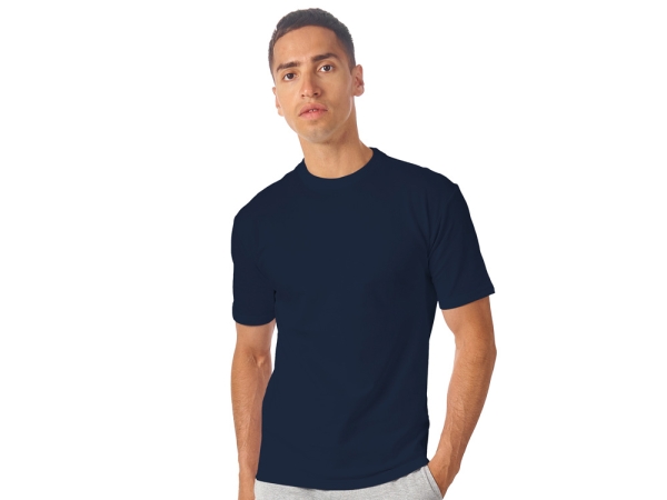 Футболка из френч терри «Warsaw» унисекс 220гр, темно-синий