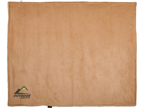 Шерповое покрывало Cosie с вельветом, оранжевый