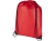 Рюкзак-мешок  на шнурке «Evergreen» из переработанного нетканого материала, красный