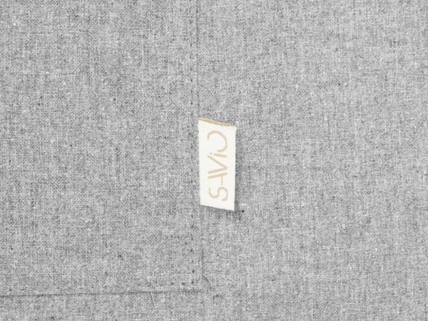 Фартук из переработанных материалов "Newborn", серый