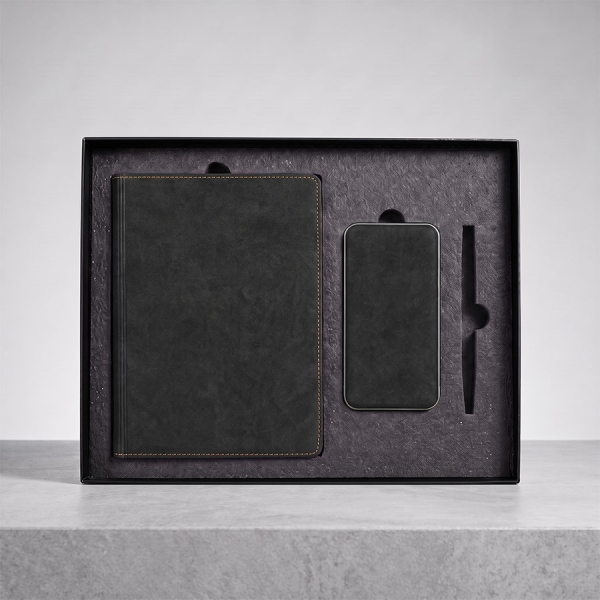 Набор подарочный  EMBER: ежедневник и power bank в коробке  с ложементом