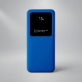 Внешний аккумулятор Kris soft touch, 10000mAh (Синий)