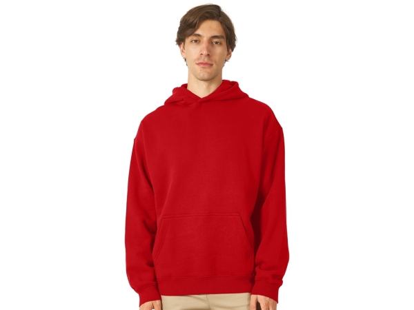 Толстовка с капюшоном оверсайз «Berlin» унисекс, красный