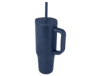 Brady термостакан с силиконовой трубочкой, объемом 900 мл, сертифицированный согласно RCS - Темно - синий Brady термостакан с силиконовой трубочкой, объемом 900 мл, сертифицированный согласно RCS - Темно - синий