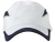 Бейсболка "Qualifier" 6-ти панельная, белый/синий