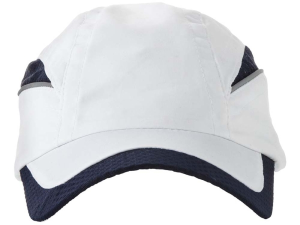 Бейсболка "Qualifier" 6-ти панельная, белый/синий