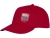 Шестипанельная кепка Ares, красный