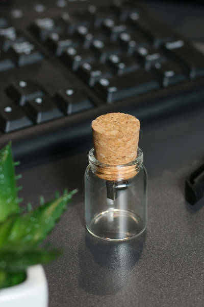 Флешка GLASS Прозрачная 4038.20.8ГБ