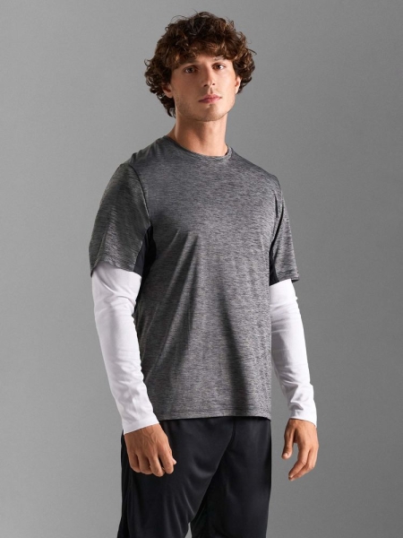 Футболка спортивная унисекс Storm, черная