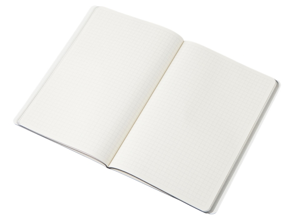 Блокнот "Audrey" А5 на сшивке в гибкой обложке софт-тач, черный