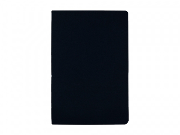 Бизнес тетрадь А5 "Megapolis flex" 60 л. soft touch клетка, темно-синий navy