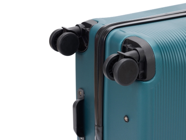 Чемодан TORBER Onego, зелёный, ABS-пластик, 79,5 х 51 х 29 см, 103 л