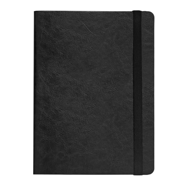 Ежедневник недатированный Boomer, А5,  белый, кремовый блок в линейку, без обреза