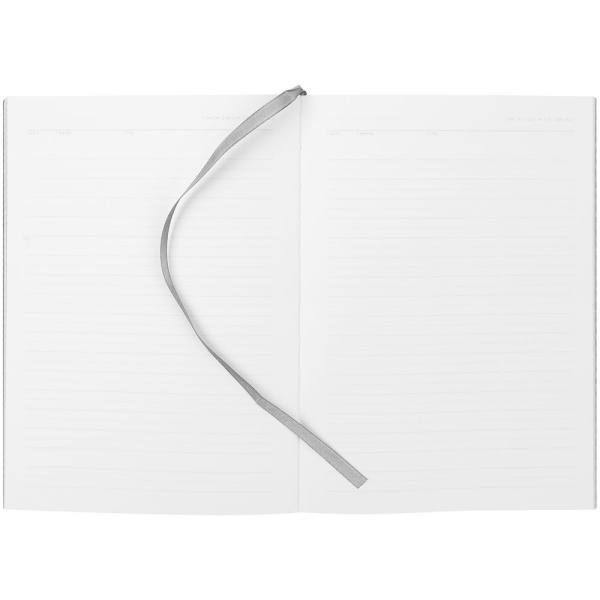 Ежедневник Flat, недатированный, серый