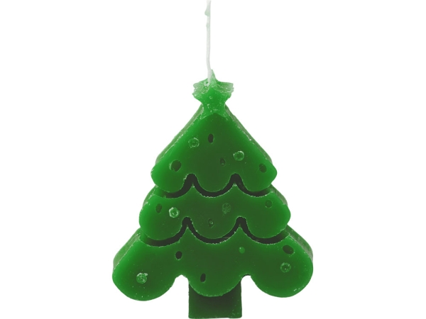 Свеча "Елочка", зеленый