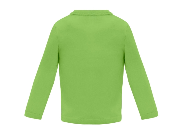Футболка "Baby " детская с длинным рукавом, зеленое яблоко