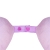 Подушка Basic из микрофибры с эффектом памяти U-shape, розовый