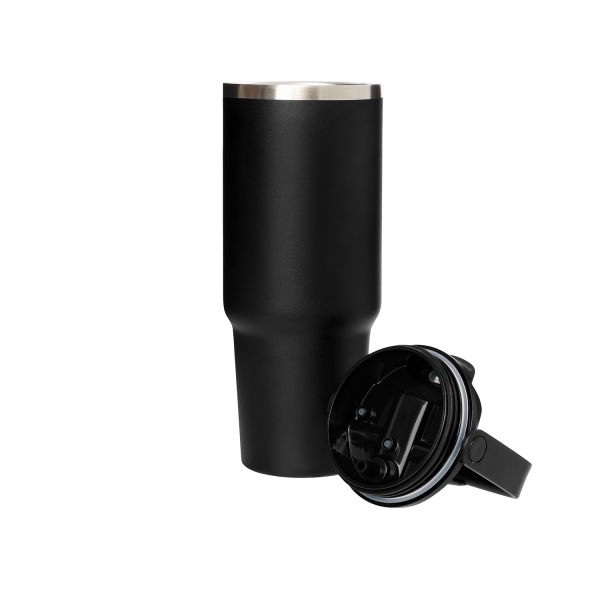 Термокружка вакуумная Montana, черный