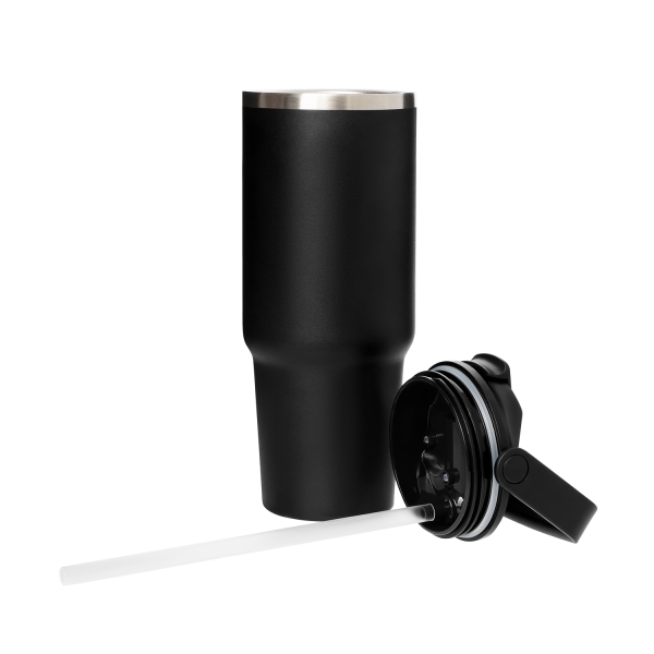 Термокружка вакуумная Montana, черный