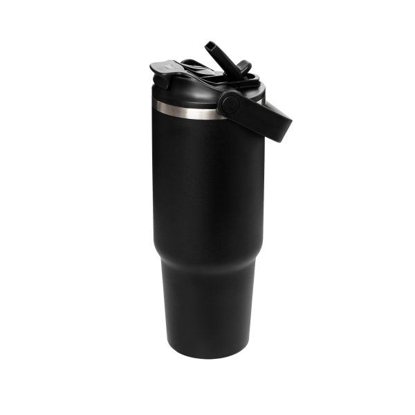 Термокружка вакуумная Montana, черный