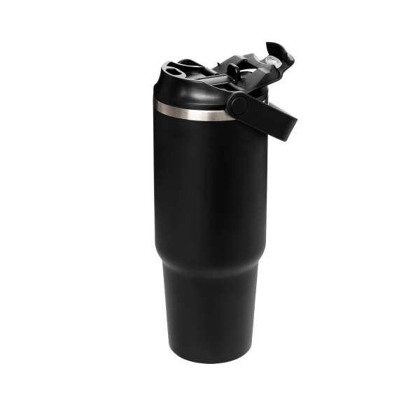 Термокружка вакуумная Montana, черный