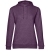 Толстовка с капюшоном женская Hoodie, фиолетовый меланж