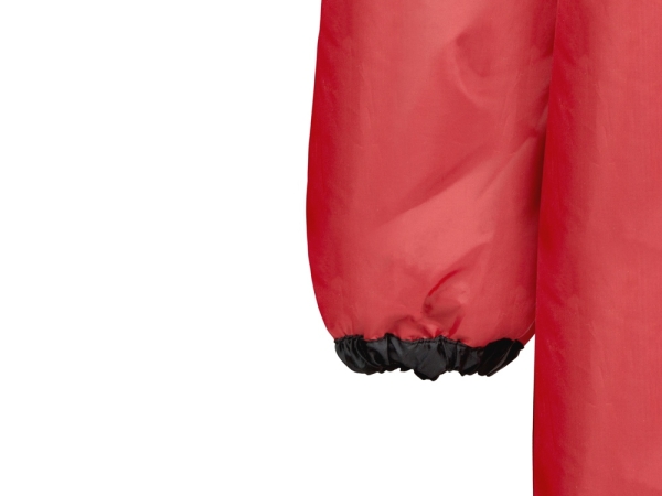 Дождевик «Bi-color» унисекс, красный/черный