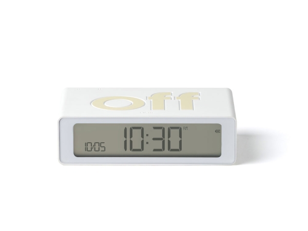 Часы настольные Flip Mini, белый